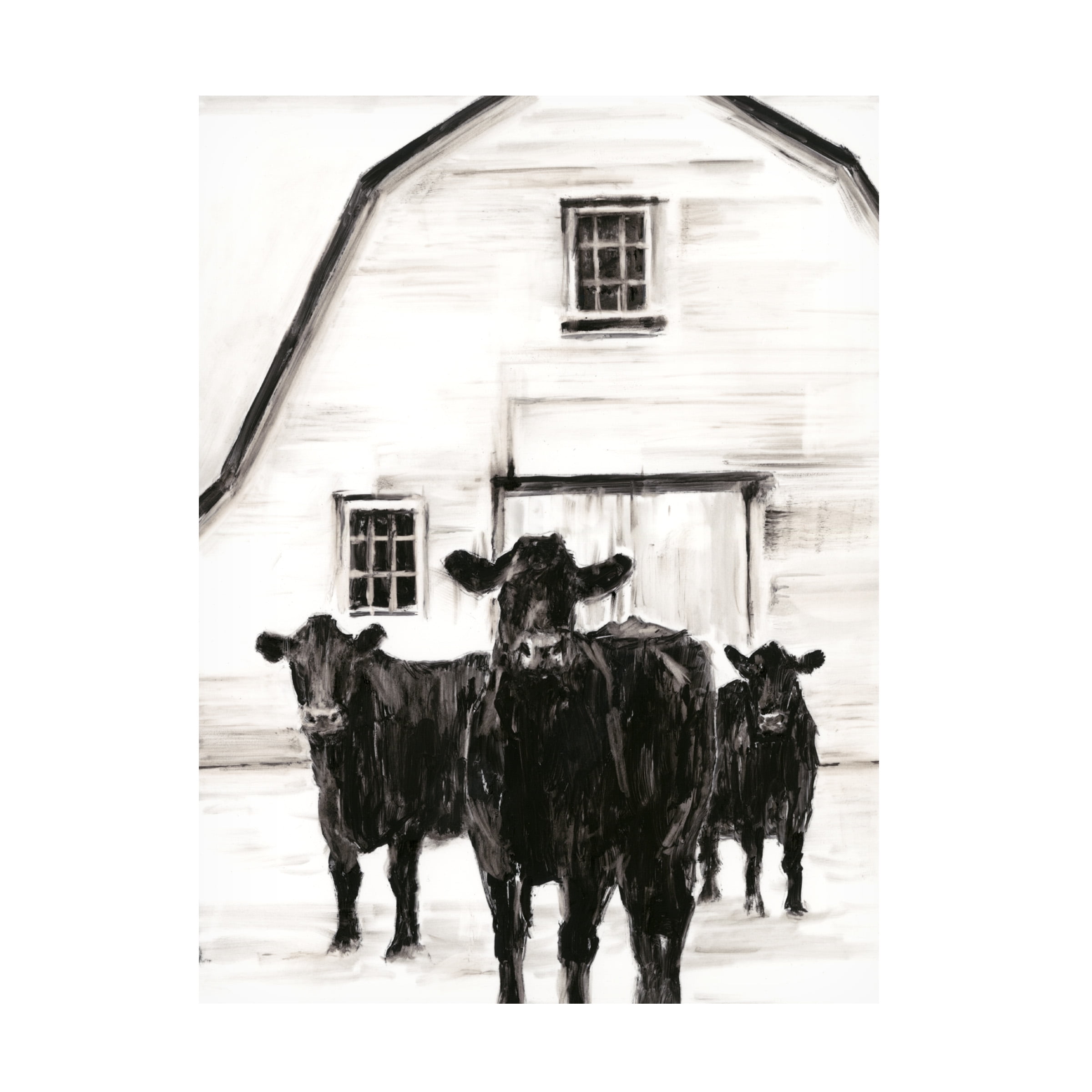 Ethan Harper 'Standing Around II' Canvas Art