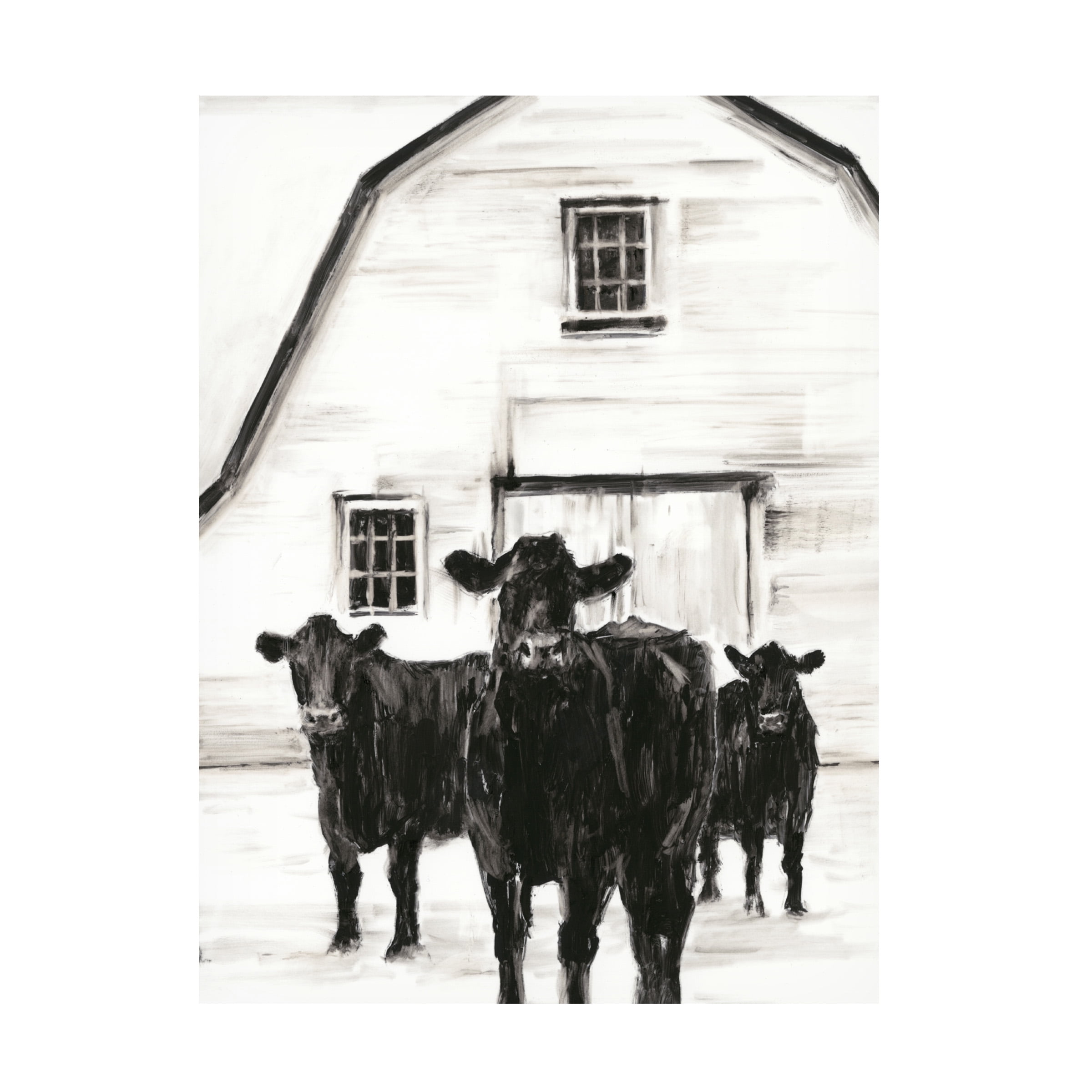 Ethan Harper 'Standing Around II' Canvas Art