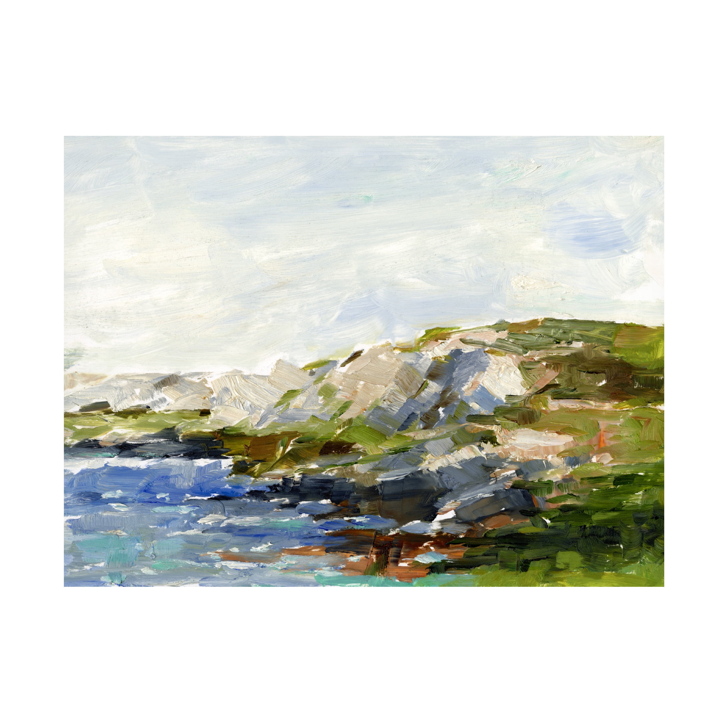 Ethan Harper 'Summer Cove II' Canvas Art