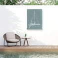 thumbnail image 1 of Ethan Harper 'Ua Ch Yacht Sketches II' Outdoor Canvas 24x24, 1 of 5