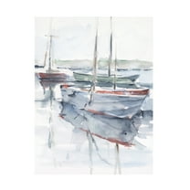 Ethan Harper 'Watercolor Harbor Study I' Canvas Art