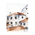thumbnail image 1 of Ethan Harper 'White Cottages III' Canvas Art, 1 of 3