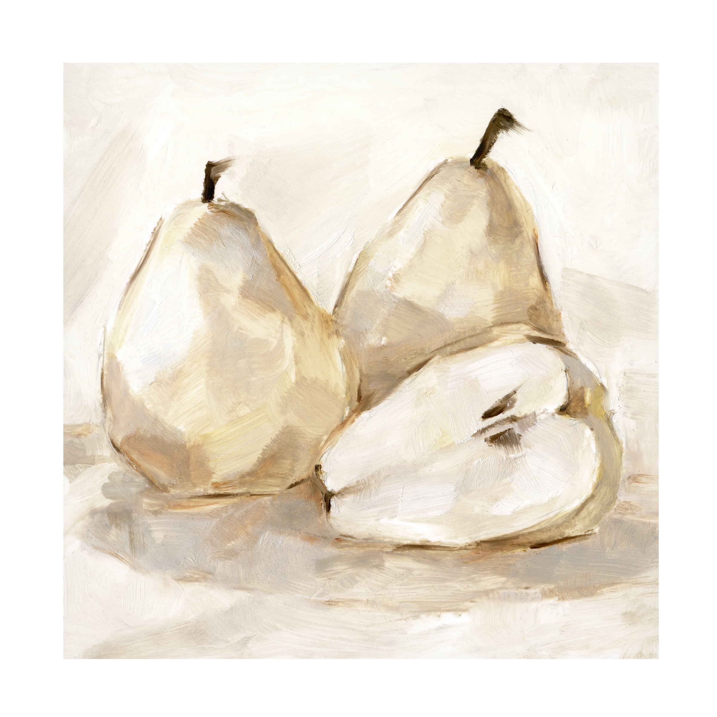 Ethan Harper 'White Pear Study I' Canvas Art