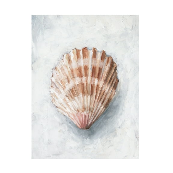 Ethan Harper 'White Shell Study IV' Canvas Art