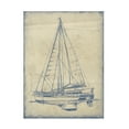 thumbnail image 1 of Ethan Harper 'Yacht Blueprint I' Canvas Art, 1 of 2
