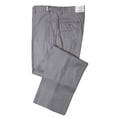 thumbnail image 1 of "Ethan" Heather Grey Super 150's Luxury Viscose Blend Suit Pants, 1 of 3