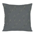 thumbnail image 1 of Ethan Taylor Botanical Throw Pillow Soft Cushion Cover 'Neutral Muted Chromatic Botanical VIII Plants Modern Leaves' Pattern Decorative Square Accent Pillow Case, 16x16 Inches, Green, Gray, 1 of 5