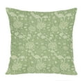 thumbnail image 1 of Ethan Taylor Botanical Throw Pillow Soft Cushion Cover 'William Morris Botanical Pattern IX Botanicals Cottagecore' Classic Pattern Decorative Square Accent Pillow Case, 16x16 Inches, Green, Gray, 1 of 5