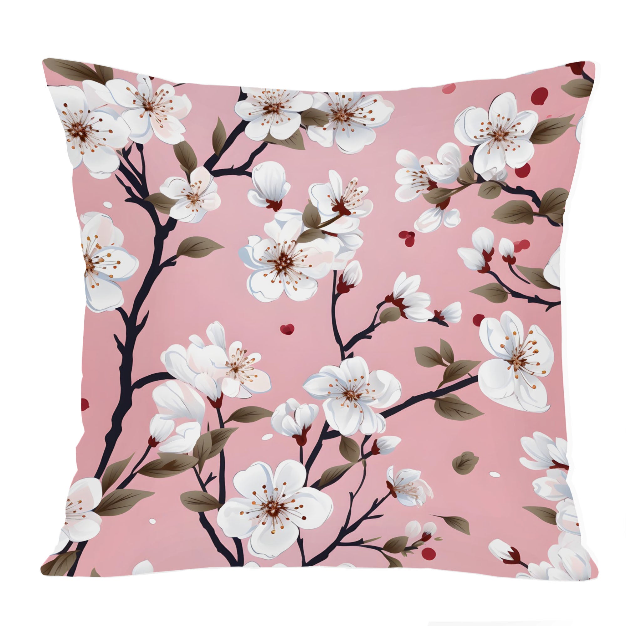 Ethan Taylor Floral Throw Pillow Soft Cushion Cover 'Japanese Zen