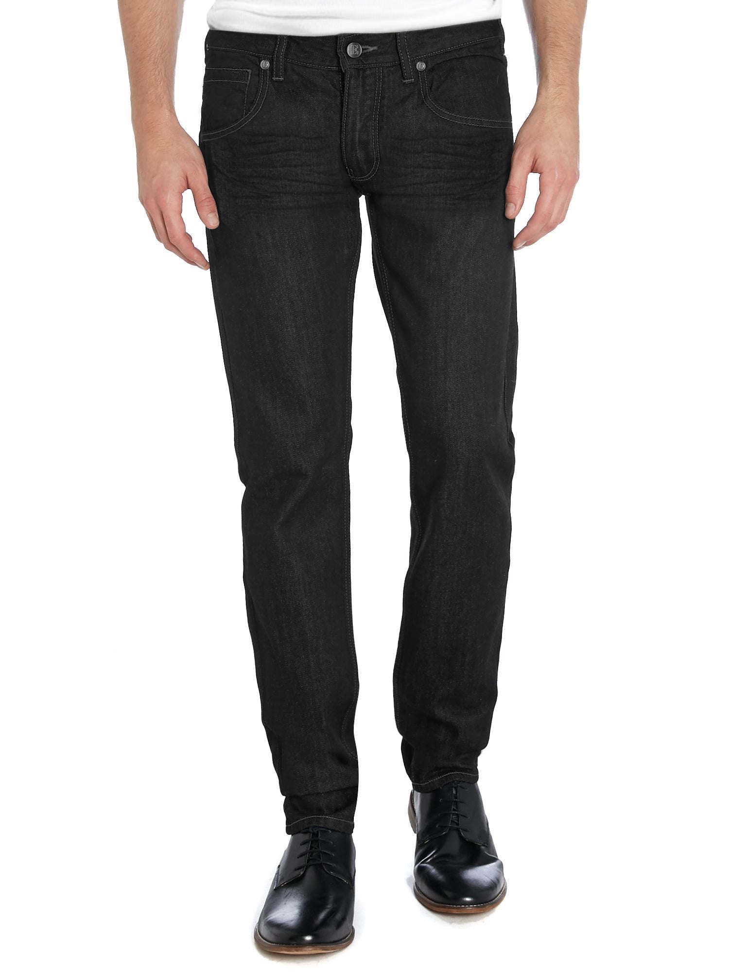 ETHANOL Men's Slim Fit Corduroy Pants In Wine