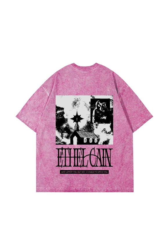 Ethel Cain Merch Cotton Vintage Wash Tee Shirt graphic t shirts Streetwear