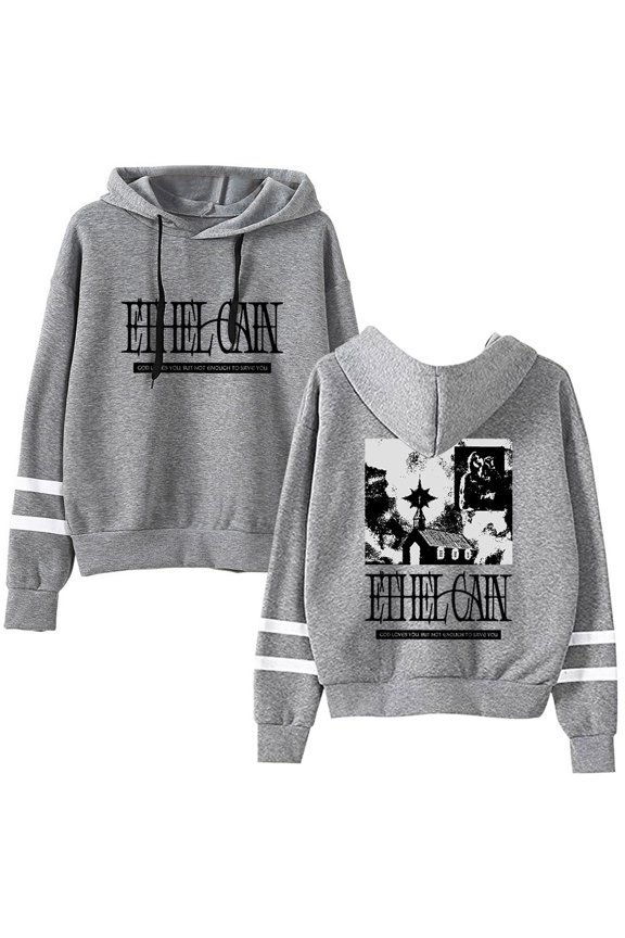 Ethel Cain Merch Pocketless Parallel Bars Sleeve Sweatshirt  Casual Clothes