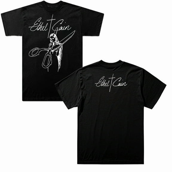 Ethel Cain Preacher's Daughter Merch Summer Unisex Short-sleeved T-shirt Fashion Printed Casual Stylish Design Tee