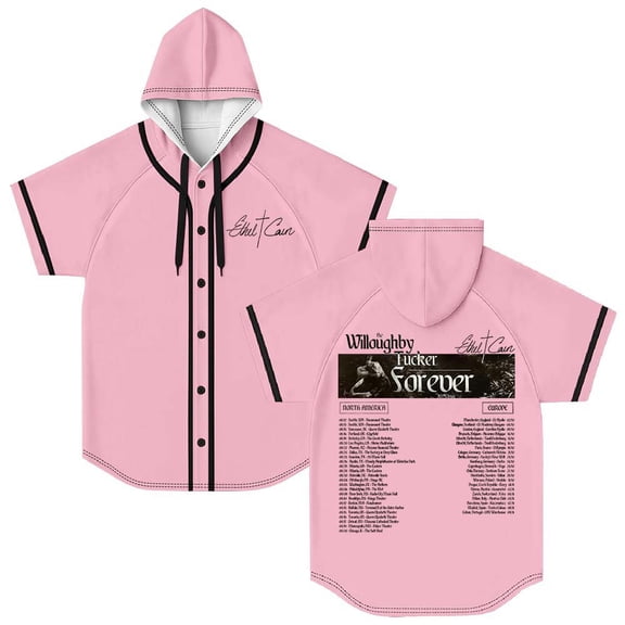 Ethel Cain Willoughby Tucker Forever Tour 2025 Hooded Baseball Jersey Short Sleeve Shirt Women Men Crewneck Tee