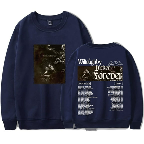 Ethel Cain Willoughby Tucker Forever Tour Merch Long Sleeve Tee Women Men Crewneck Sweatshirts