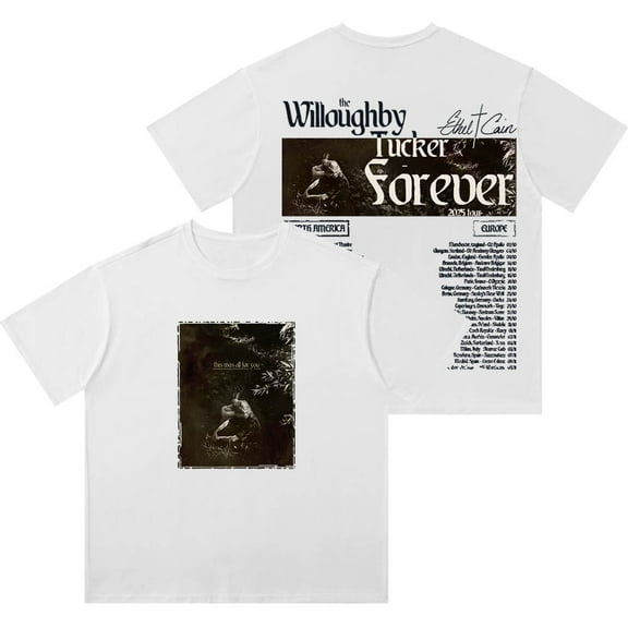 Ethel Cain Willoughby Tucker Forever Tour Wash T-Shirts Women Men HipHop Cotton Short Sleeve Tee