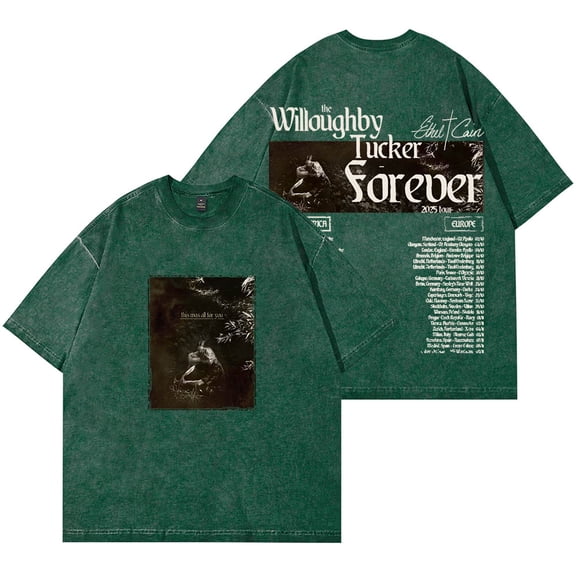 Ethel Cain Willoughby Tucker Forever Tour Wash T-Shirts Women Men HipHop Cotton Short Sleeve Tee