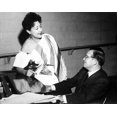 thumbnail image 1 of Ethel Merman leaning on a desk Photo Print (8 x 10), 1 of 1