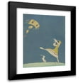 thumbnail image 1 of Ethel Plummer 12x14 Black Modern Framed Museum Art Print Titled - Girl with Kite and Dog (1917), 1 of 1