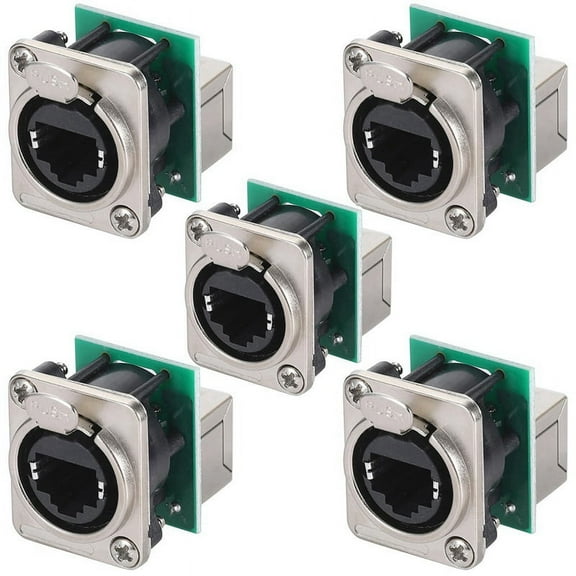 Ethercon Rj45 Chassis Socket,D-N8FDP RJ45 Feed/Pass Panel Mount Jack,D Series Cat5 RJ4 y19337