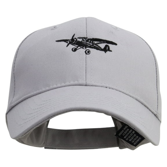 Ethereal Aviation Embroidered Low Profile Structured Cap - Grey OSFM
