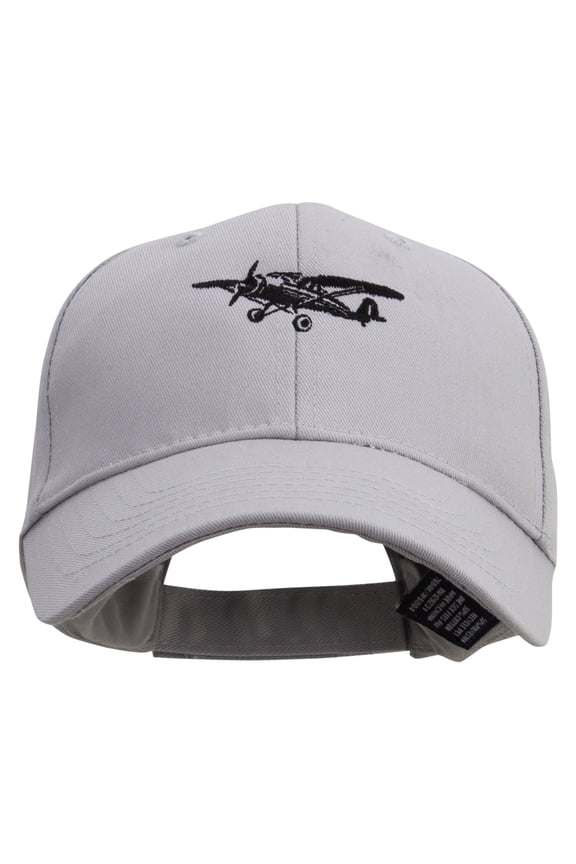 Ethereal Aviation Embroidered Low Profile Structured Cap - Grey OSFM
