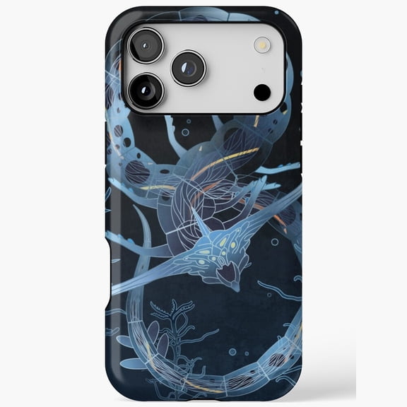 Ethereal Deep Sea Dragon Mythical Creature Phone Case 17 11 12 13 14 15 17 Pro Max