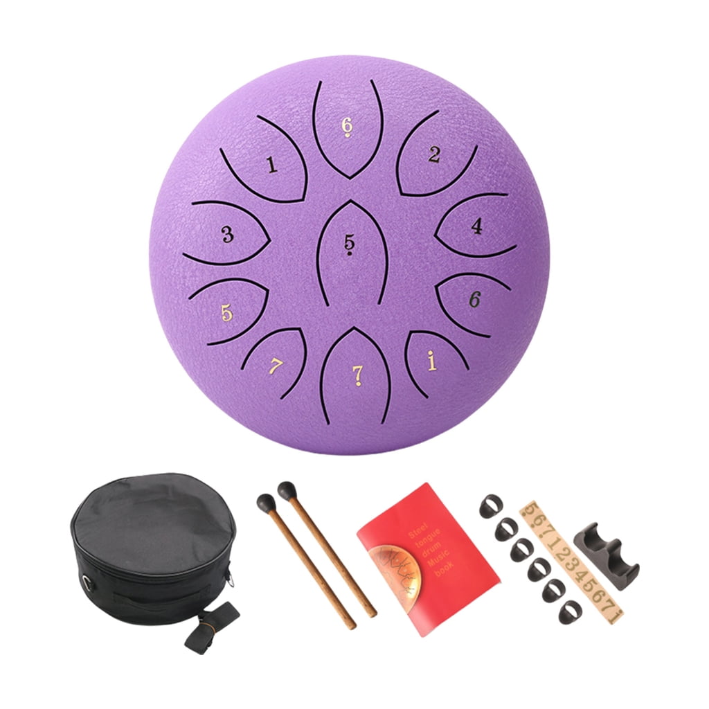 Ethereal Drum 11 Note Steel Tongue Drum for Adults Beginner Kids Handpans Drum