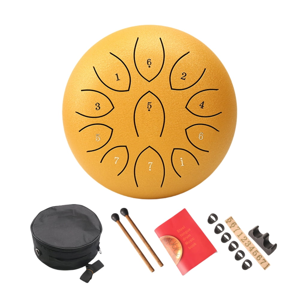 Ethereal Drum 11 Note Steel Tongue Drum for Adults Beginner Kids Handpans Drum