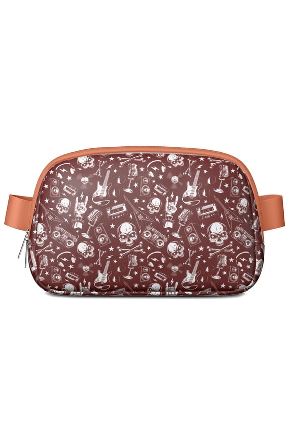 Ethereal Elements Fanny Pack - Waterproof hands-free waist bag featuring sun & moon alchemy art, dark gothic vibe
