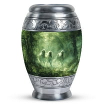 Ethereal Forest Guardians Urns For Ashes Adult Female Mom - Decorative Urns For Ashes - Urns For Human Ashes Large Adult - Cremation Urns For Adult Ashes With Velvet Bag (Size -10inch)