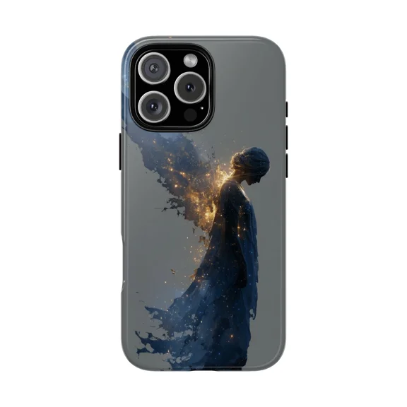 Ethereal Guardian Angel Blue Sky Case for iPhone 17 11 12 13 14 15 16 Pro Max