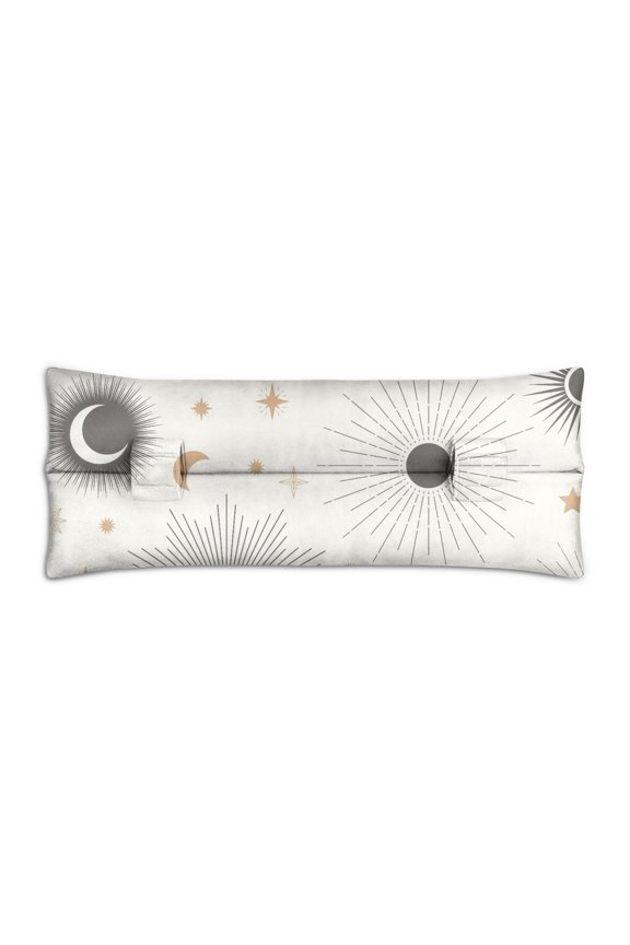 Ethereal Moon and Sun Seatbelt Pillow Pressure Relief Pad for Post-Chest Surgery Comfort
