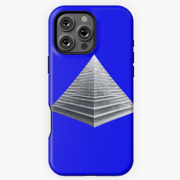 Ethereal Pyramid Perspective Art Phone Case for iPhone 16 15 14 13 12 11 Pro Max