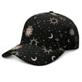 thumbnail image 1 of Ethereal Solar Eclipse Baseball Cap - Adjustable Snapback with Astronomical Aesthetic Design, 1 of 7