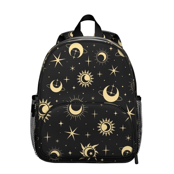 Ethereal Solar Eclipse School Backpack - Durable & Spine-Friendly Waterproof Daypack