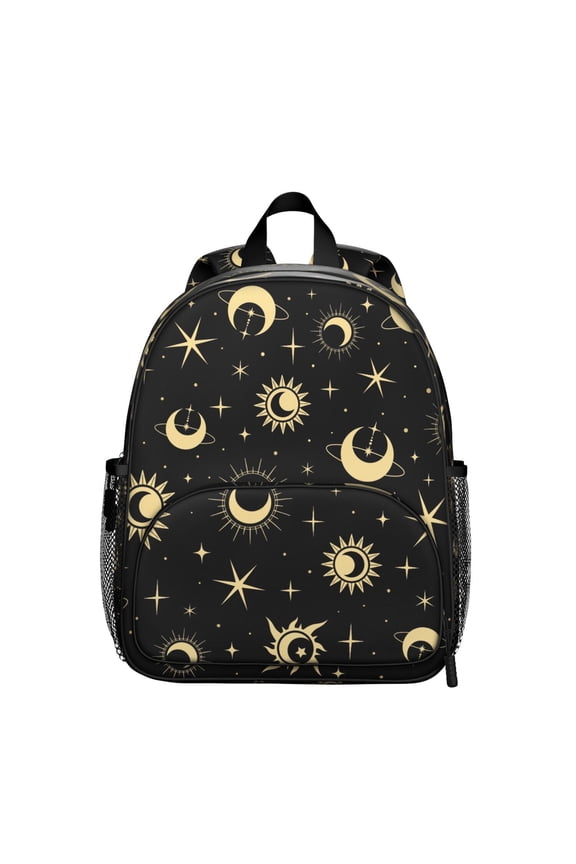 Ethereal Solar Eclipse School Backpack - Durable & Spine-Friendly Waterproof Daypack
