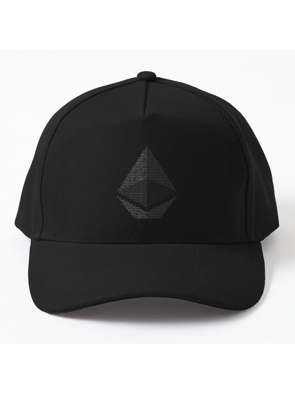 Ethereum Binary Baseball Hat, Cryptocurrency Code-Inspired Graphic Design, Classic Cap