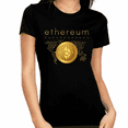 thumbnail image 1 of Ethereum Shirt for Women Ethereum Logo Womens Crypto Shirt Cryptocurrency Ethereum Gift ETH Ethereum Apparel, 1 of 5