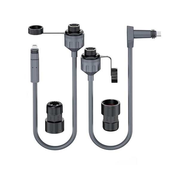 Ethernet Adapter Cable for Starlink Gen 2 Rectangular Dish, SPX to RJ45 Cat6 IP68 Waterproof Network Cable for Outdoor, RV & Marine Use