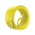 thumbnail image 1 of Cat 6 Ethernet Cable 75 Ft, 100% Pure Copper, Cat6 Cable LAN Cable, Internet Cable, Patch Cable and Network Cable - UTP (Yellow) 75 Feet, 1 of 7