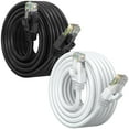 thumbnail image 1 of Maximm Cat 6 Ethernet Cable 25 ft (2-Pack) - High-Speed LAN Cable, Internet Cable, Patch Cable, and Network Cable - UTP, 10Gbps, 550MHz Cat6 Cable - Black & White, 1 of 8