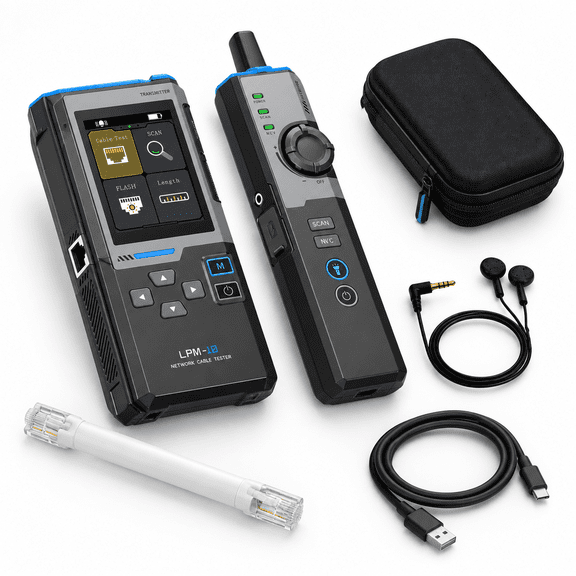 Ethernet Cable Tester Kit for CAT5 CAT5e CAT6 RJ11 RJ45 Network Wiring