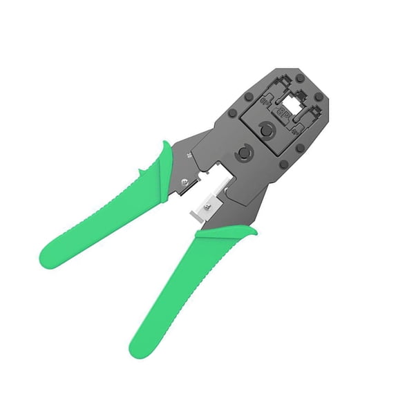 Ethernet Cable Tool With Cutting Stripping Crimping Functions For Networking Installation And High Carbon Steel Durability