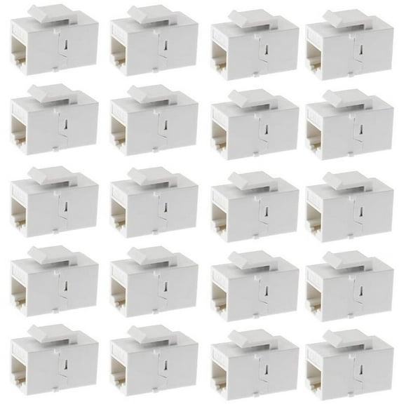 Ethernet Coupler, 20Pack Cat6 RJ45 Jack Inline Female Connectors