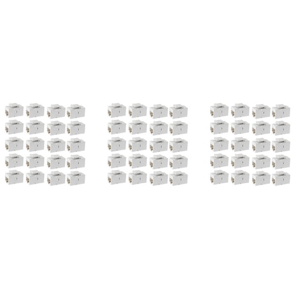 Ethernet Coupler, 60Pack Cat6 RJ45 Inline Female Connectors