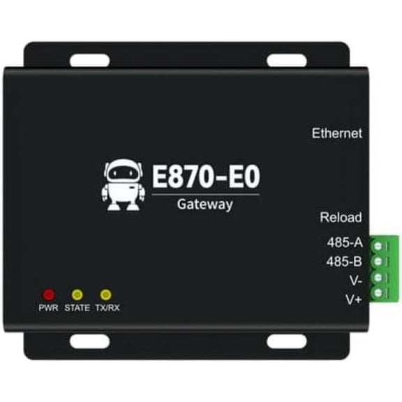 Ethernet Edge 50 Data Points Acquisition Gateway E870-E0 TCP/UDP/MQTT Modbus RTU JSON Switching/Analog Acquisition Edge Computing