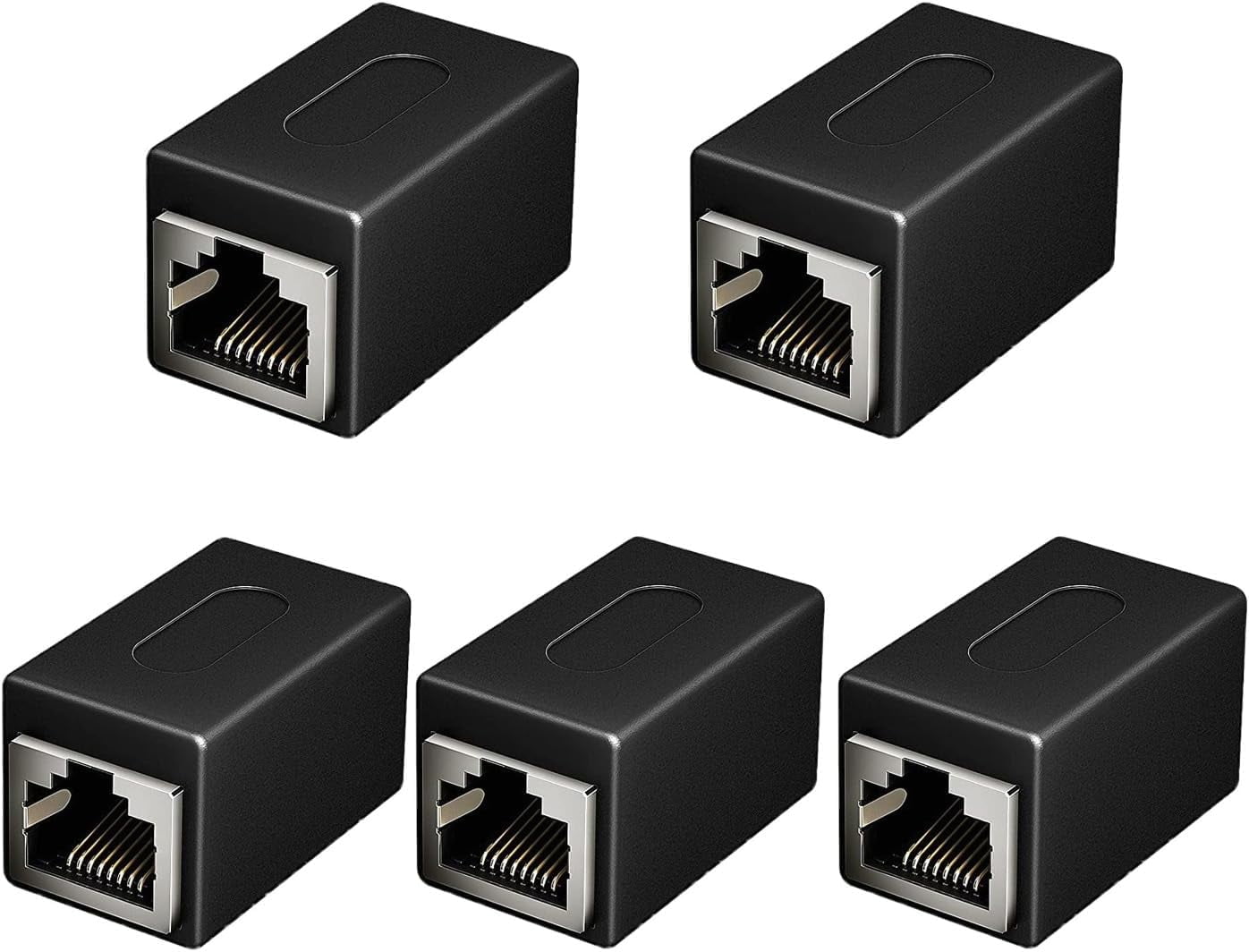Extender, 5 Pack RJ45 Coupler, High Speed Coupler