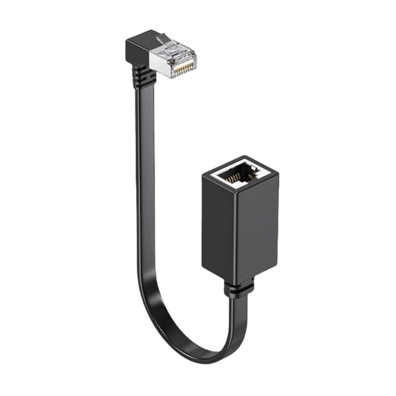 Ethernet Extension Cable Networking Cat7 Ethernet Extender Cable Adapter RJ45 Cord Shielded Male to Female Connector