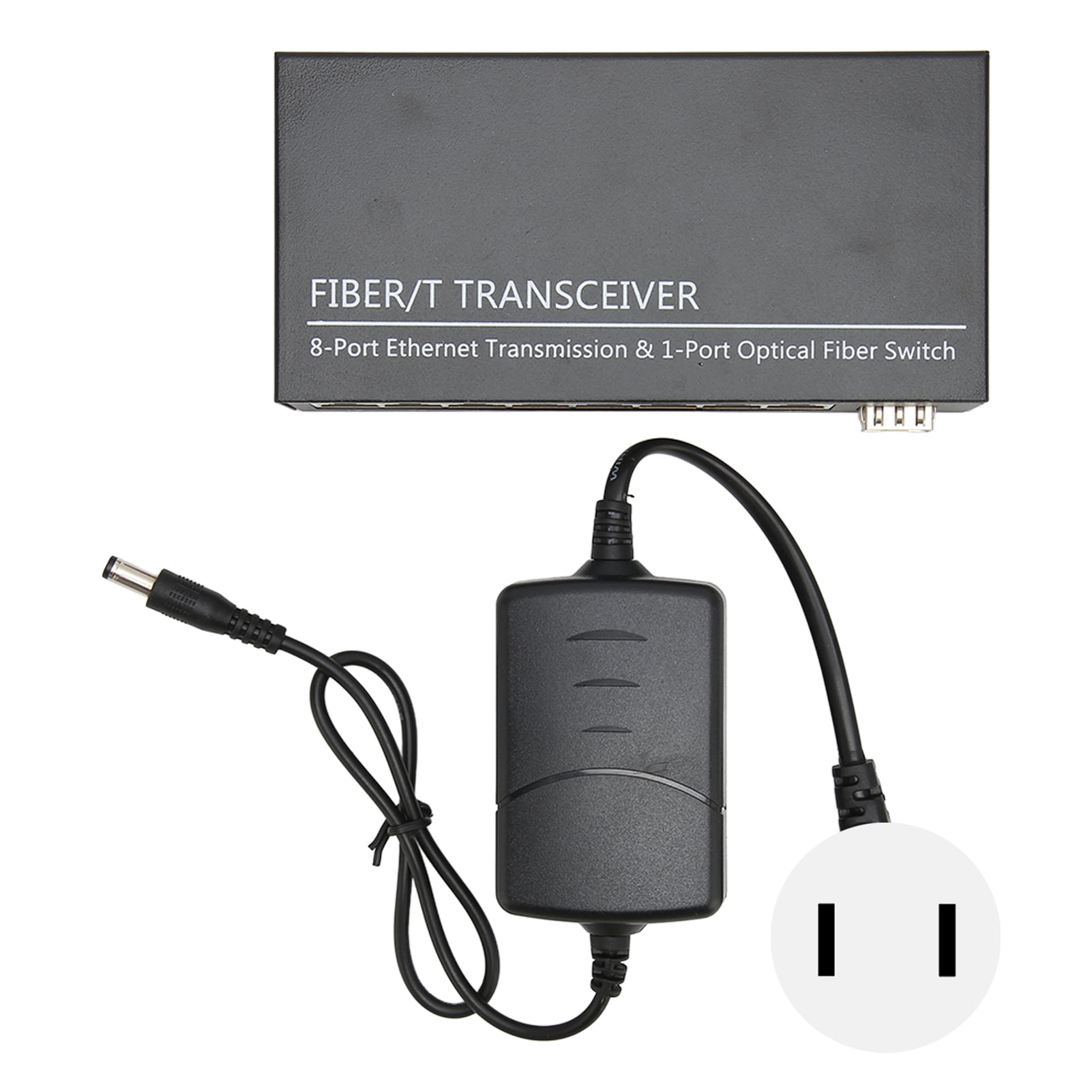 Ethernet Fiber Media Converter 1 Optical Port 8 Electrical Port 10 100M ...